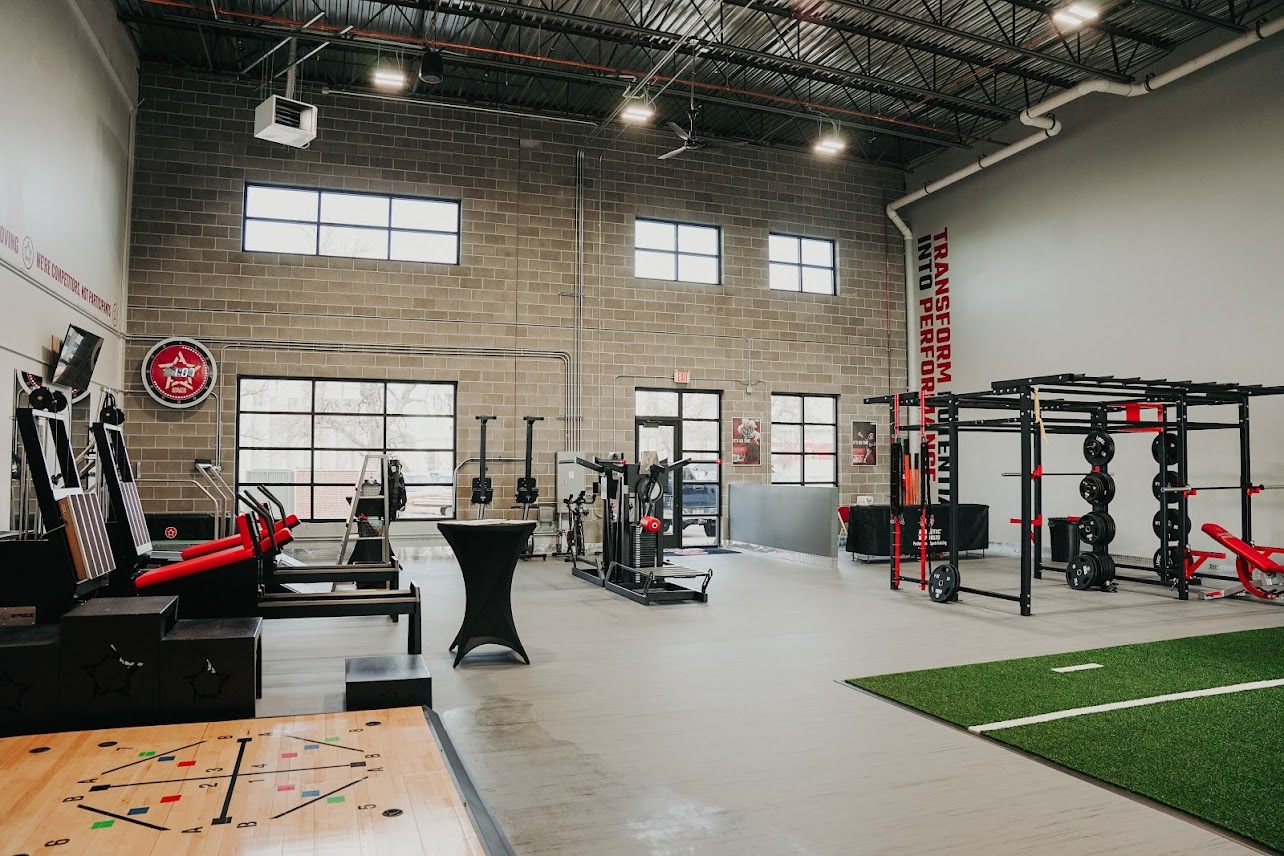 Strength training equipment area at Athletic Republic North Davis